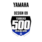 Mini Plate Stickers - Yamaha